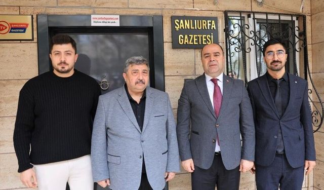 Başkan Nihat Çiftçi’den Şanlıurfa Gazeteciler Derneği’ne  Ziyaret