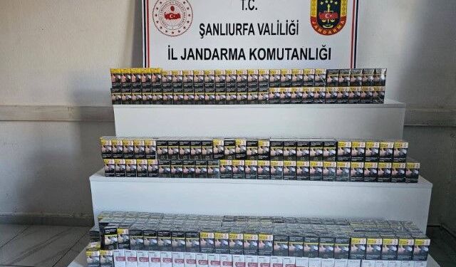 Şanlıurfa’da Kaçak Sigara ve Alkol Ele Geçirildi