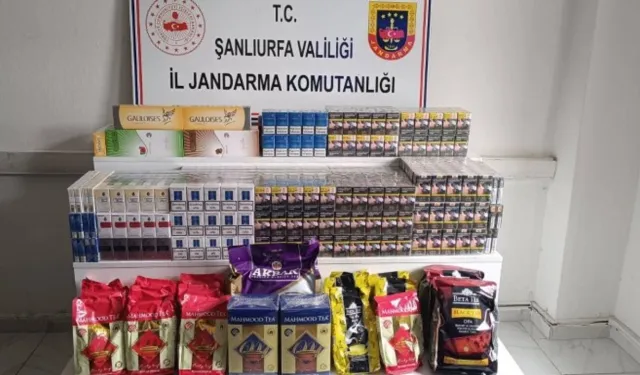 Viranşehir’de Jandarma Tütün Ve Alkol Kaçakçılığına Karşı Operasyon Düzenledi