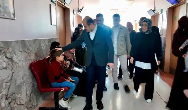 Akçakale Kaymakamı Ali Cemal Altınöz Hastaneyi Ziyaret Etti