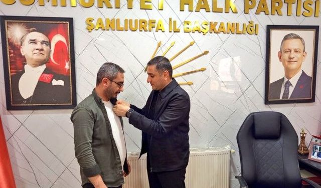 Harita Mühendisi İmam Dağ Şanlıurfa CHP’ye Katıldı