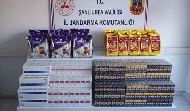 Şanlıurfa’da Binlerce Kaçak Sigara Ele Geçirildi