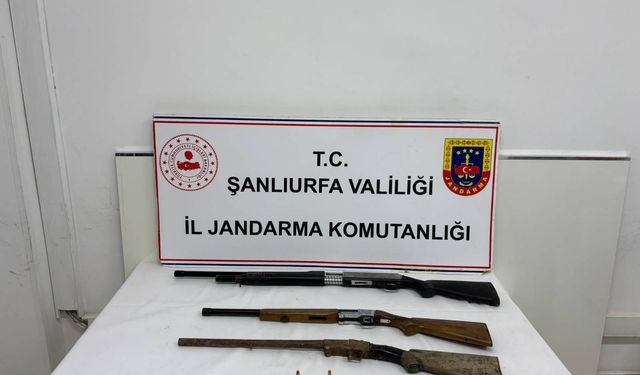 Şanlıurfa Jandarması Ruhsatsız Silahlarla Mücadelede Hız Kesmedi!