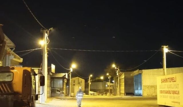 Şanlıurfa’da Sanayi Sokakları Aydınlanıyor!