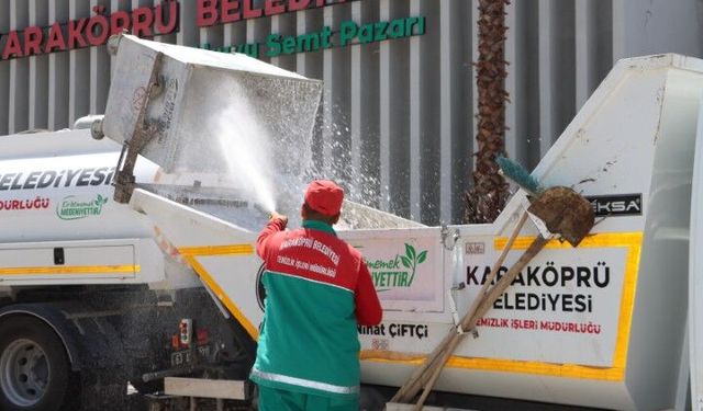 Karaköprü’de Park Ve Yeşil Alanlar Bayrama Hazırlandı