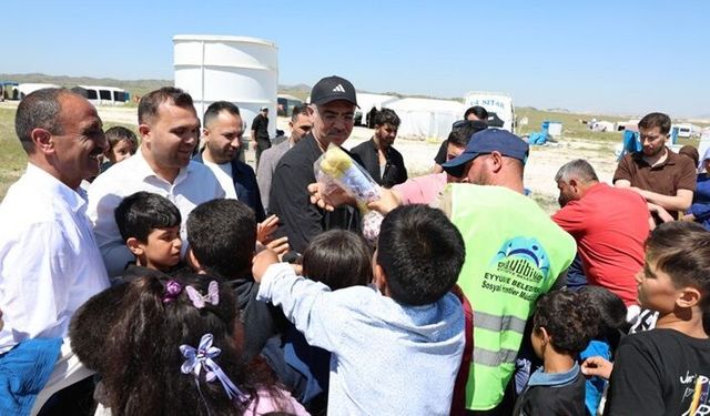 Eyyübiye Belediyesi bayram sevincini uzaklara ulaştırdı