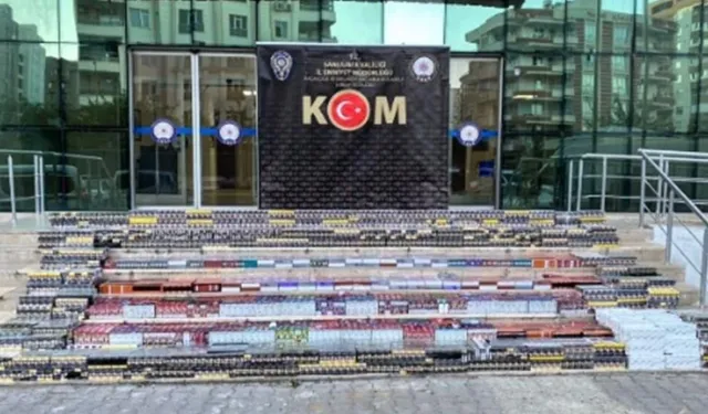 Şanlıurfa'da 3,7 Milyon Liralık Kaçak Ürün Ele Geçirildi