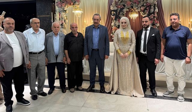 Başkan Kaya Genç Çiftin En Mutlu Gününe Ortak Oldu!