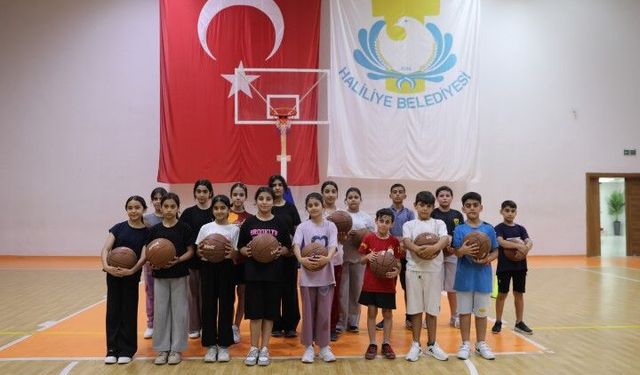 Şanlıurfa Haliliye'de Yaz Tatili Sporla Geçiyor! Basketbol Kursları Dolu Dolu