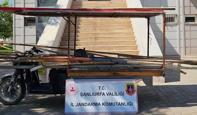 Şanlıurfa'da JASAT'tan Hırsızlara Geçit Yok! Çaldıkları Demir Profillerle Yakalandılar