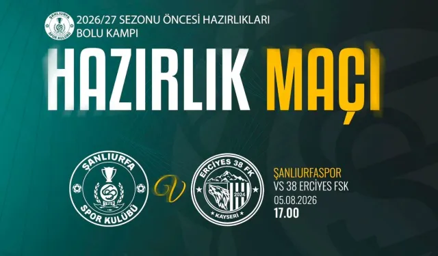 Bolu Kampında Şanlıurfaspor'u Erciyes 38 FK Bekliyor