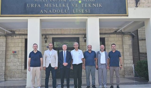 Şanlıurfa İl Milli Eğitim Müdürü Hasan Kökrek’ten Meslek Lisesine Ziyaret
