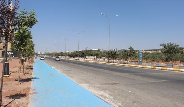 Şanlıurfa’da 7 Kilometrelik Bisiklet Yolu Projesinde Sona Gelindi