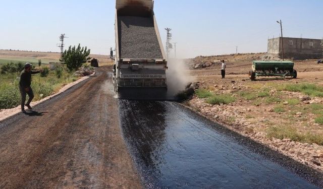 Şanlıurfa’da 5 Mahalleyi Birbirine Bağlayan Yolda Çalışma Başladı