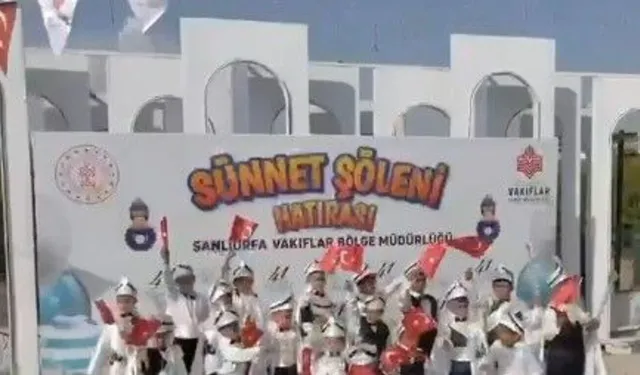 Şanlıurfa’da 50 Çocuğa Sünnet Şöleni Düzenlendi