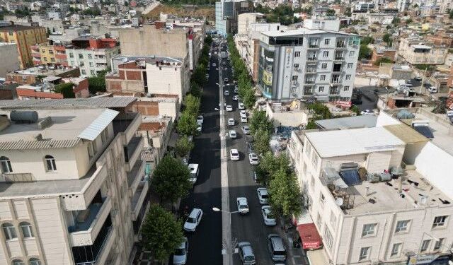 Şanlıurfa’da 860 Metrelik Cadde Baştan Sona Yenilendi