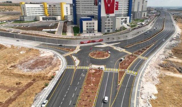 Şanlıurfa Şehir Hastanesi Önünde Ulaşım Hazırlığı Tamamlandı