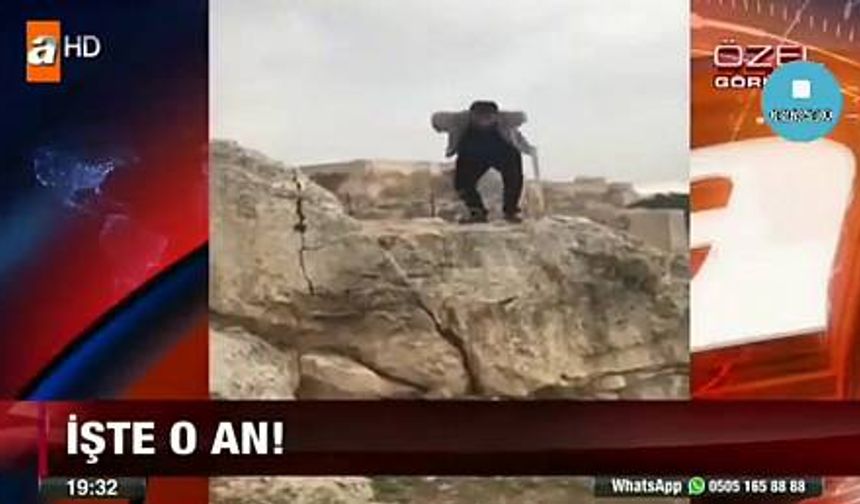 Urfa Kalesinden Düşen Şahsın Ölüme Gittiği ve Düştüğü An-Şanlıurfa 63 COM