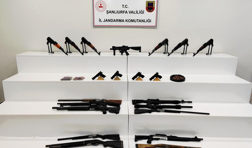 Şanlıurfa Viranşehir’de Silah Kaçakçılığı Operasyonu