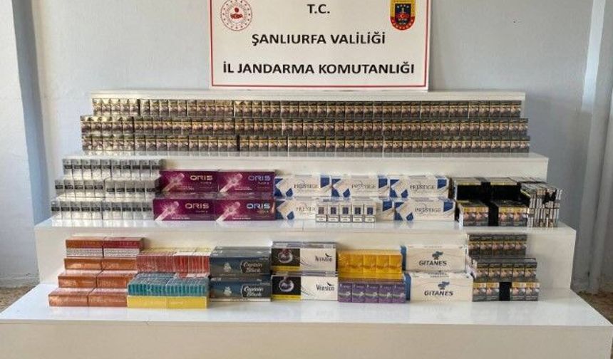 Şanlıurfa Jandarma’dan Kaçak Tütün ve Alkol Operasyonu
