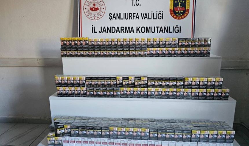 Şanlıurfa’da Kaçak Sigara ve Alkol Ele Geçirildi