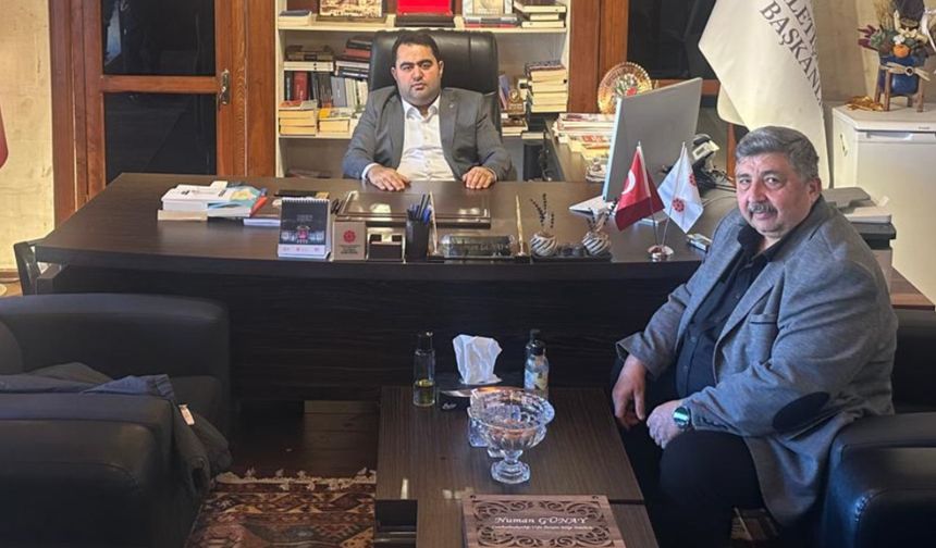 Şanlıurfa Gazeteciler Derneği Başkanı Güler'den İletişim Başkanlığı’na Ziyaret