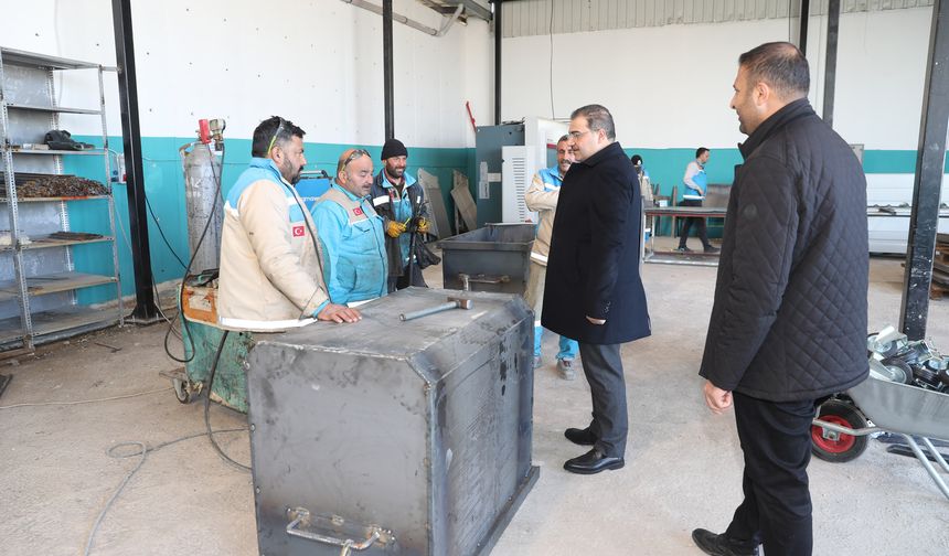 Haliliye Konteyner Üretim Tesisi İlçenin İhtiyacını Karşılıyor