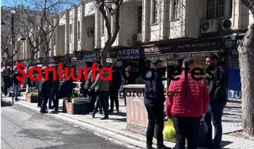 Şanlıurfa’da Kuyumcuya Silahlı Saldırı