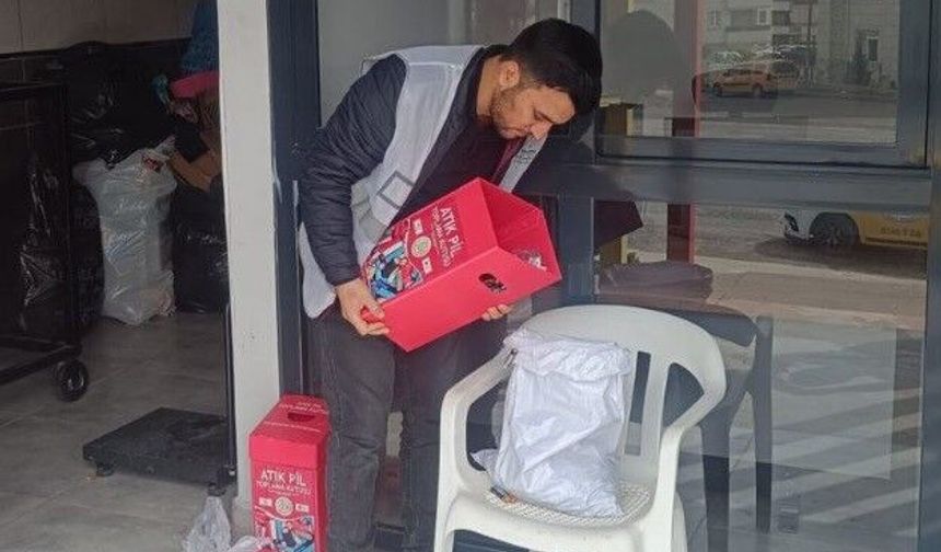 Karaköprü'de Atık Piller Geri Dönüşüme Kazandırılıyor!