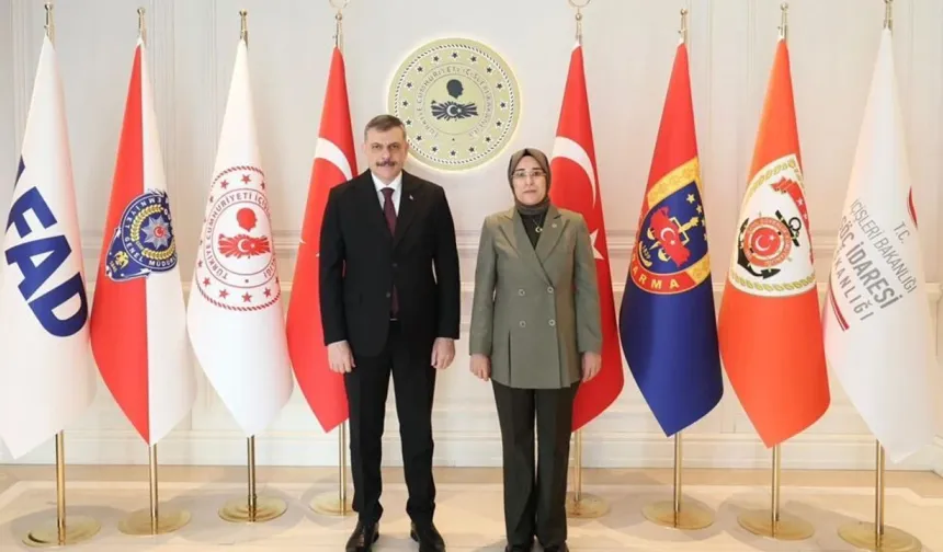 Yazmacı, İçişleri Bakanı Mustafa Çiftçi’yi Ziyaret Etti