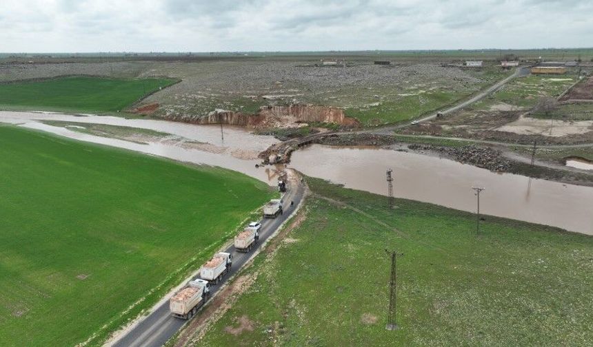 Şanlıurfa Büyükşehir Belediyesi Kırsalda Hasar Giderme Çalışmalarını Sürdürüyor!