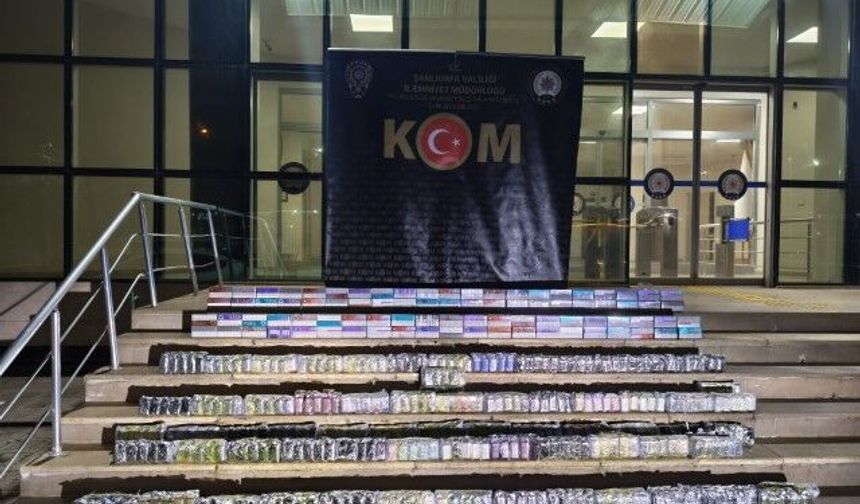 Şanlıurfa’da Gümrük Kaçağı Elektronik Sigara ve Tütün Ele Geçirildi!