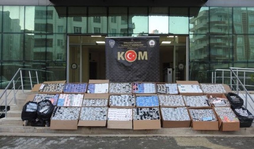 Şanlıurfa’da Kaçak Sigara Operasyonu: 1 Tutuklama