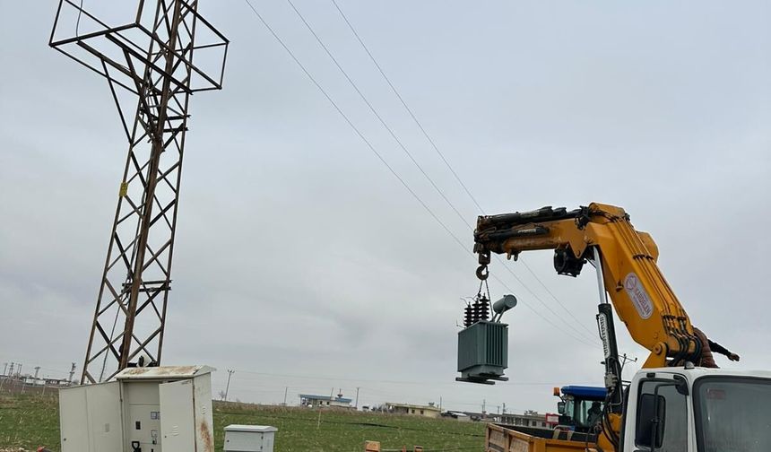 Şanlıurfa Harran’da Kar Altında Kaçak Elektrik Kullanımı