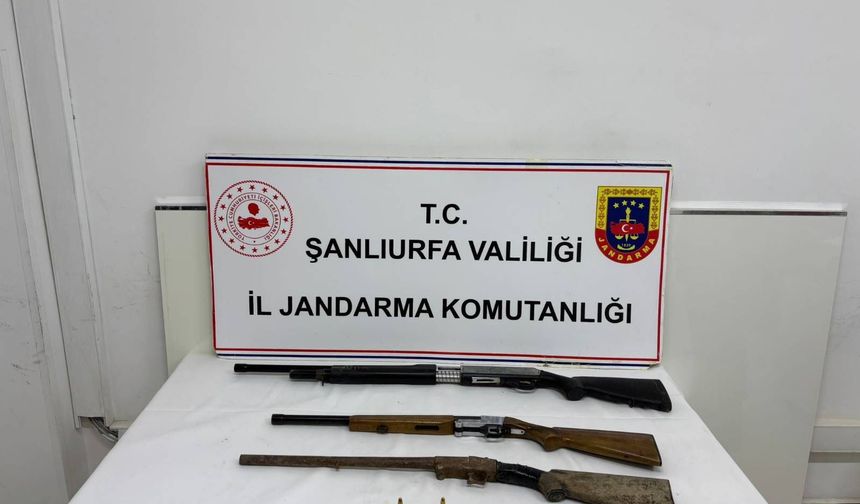Şanlıurfa Jandarması Ruhsatsız Silahlarla Mücadelede Hız Kesmedi!