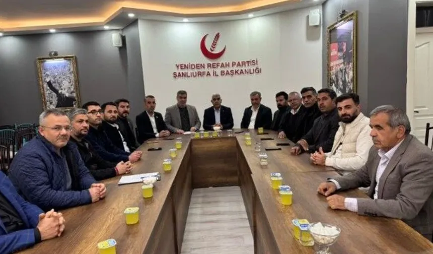 Yeniden Refah Partisi Şanlıurfa’da Haftalık Buluşma Yaptı