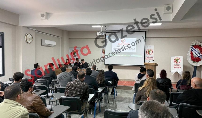 Şanlıurfa Tabip Odası’nda Yeni Başkan Baran Yüksekyayla Oldu