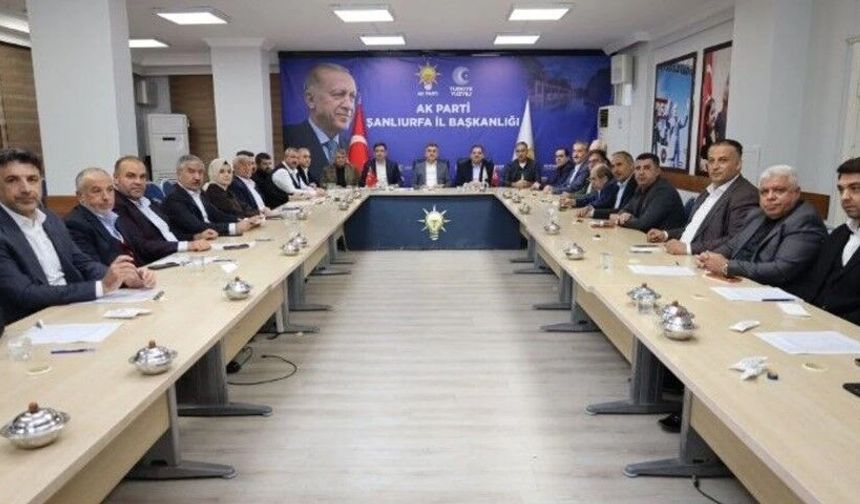 AK Parti Şanlıurfa’da Nisan Ayı Grup Toplantısı Gerçekleştirildi!