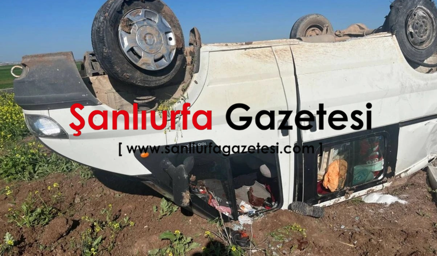Şanlıurfa’da Otomobil Şarampole Uçtu