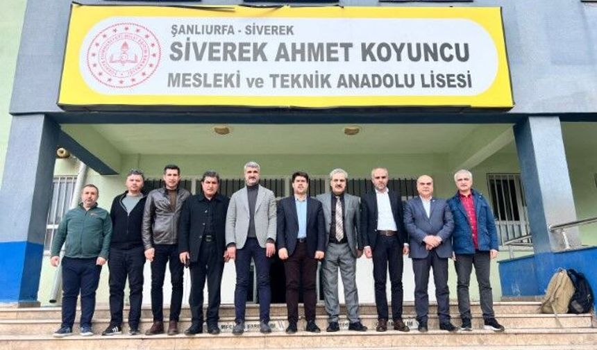 Memur-Sen’den Şanlıurfa’da Saldırıya Uğrayan Okula Ziyaret!