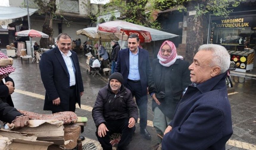 Şanlıurfa’da CHP İl Başkanı Ferhat Karadağ’dan Haşimiye Esnafına Sabah Ziyareti