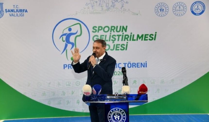 Şanlıurfa’da “Sporun Geliştirilmesi Projesi” Başladı!