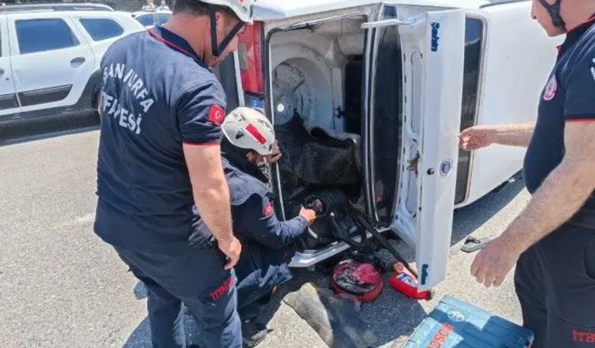 Kontrolden Çıkan Araç Dehşet Saçtı: Haliliye’de Bir Yaralı