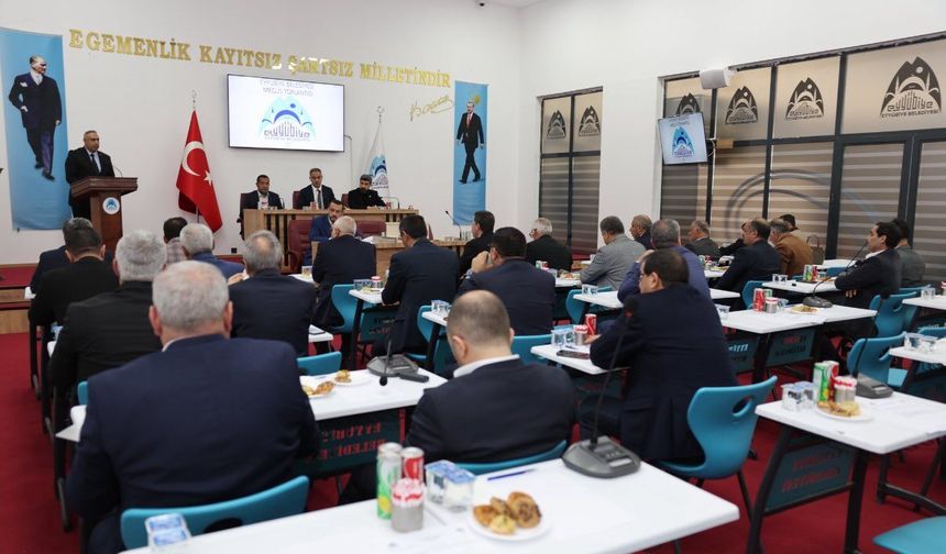 Eyyübiye Belediyesi’nde Yeni Başkanvekilleri Görevde