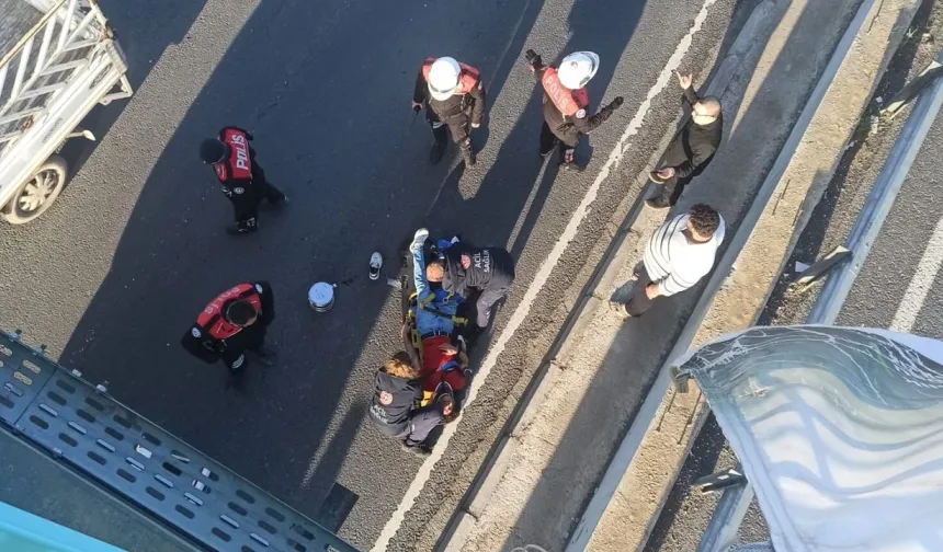 Karaköprü’de Korkunç Olay: Genç Üst Geçitten Atladı