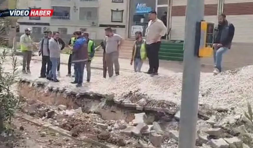 Kazı Çalışmasında Doğal Gaz Hattı Delindi Mahalle Alarmda!