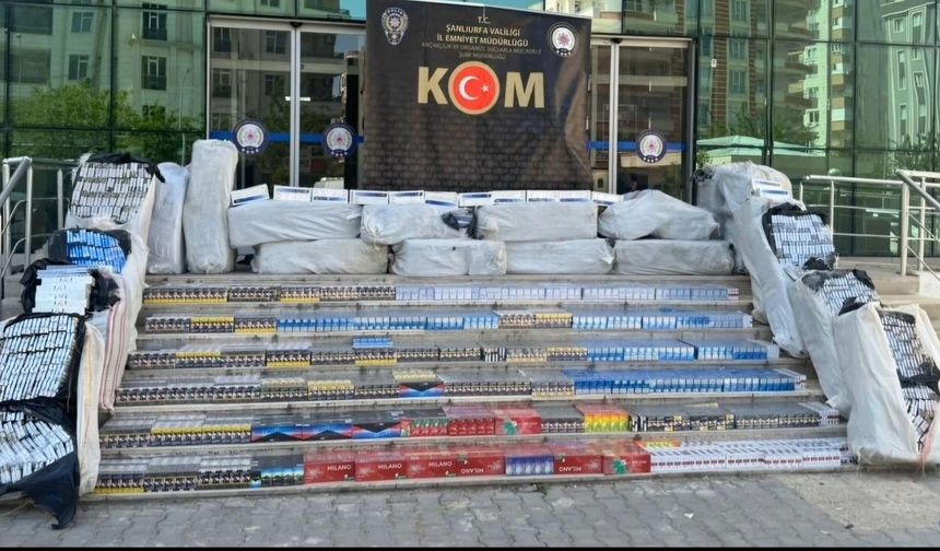 Şanlıurfa’da Kaçak Sigara Operasyonunda Tutuklama