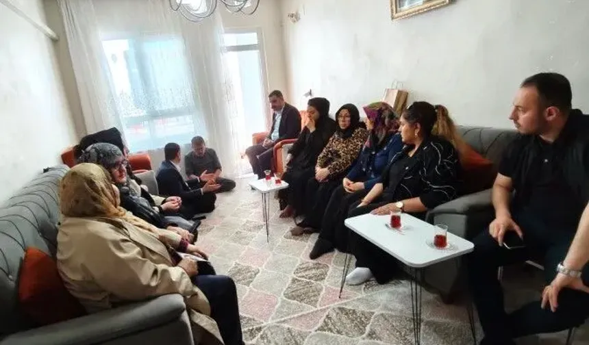 Şanlıurfa CHP Örgütü Acılı Aileyi Yalnız Bırakmadı