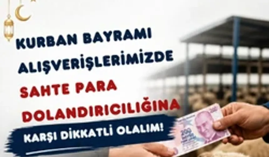 Şanlıurfa Emniyet Müdürü Aksoy’dan Sahte Para Uyarısı