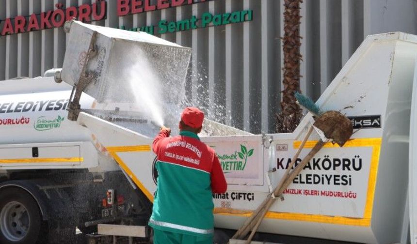 Karaköprü’de Park Ve Yeşil Alanlar Bayrama Hazırlandı